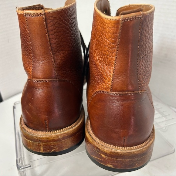 TAFT Men’s Rome Ankle Boot Brown Lace Up 10 US 43 EU Leather Made in Spain main image 5